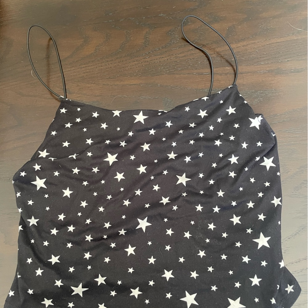 gaze Star Print Tank Top
